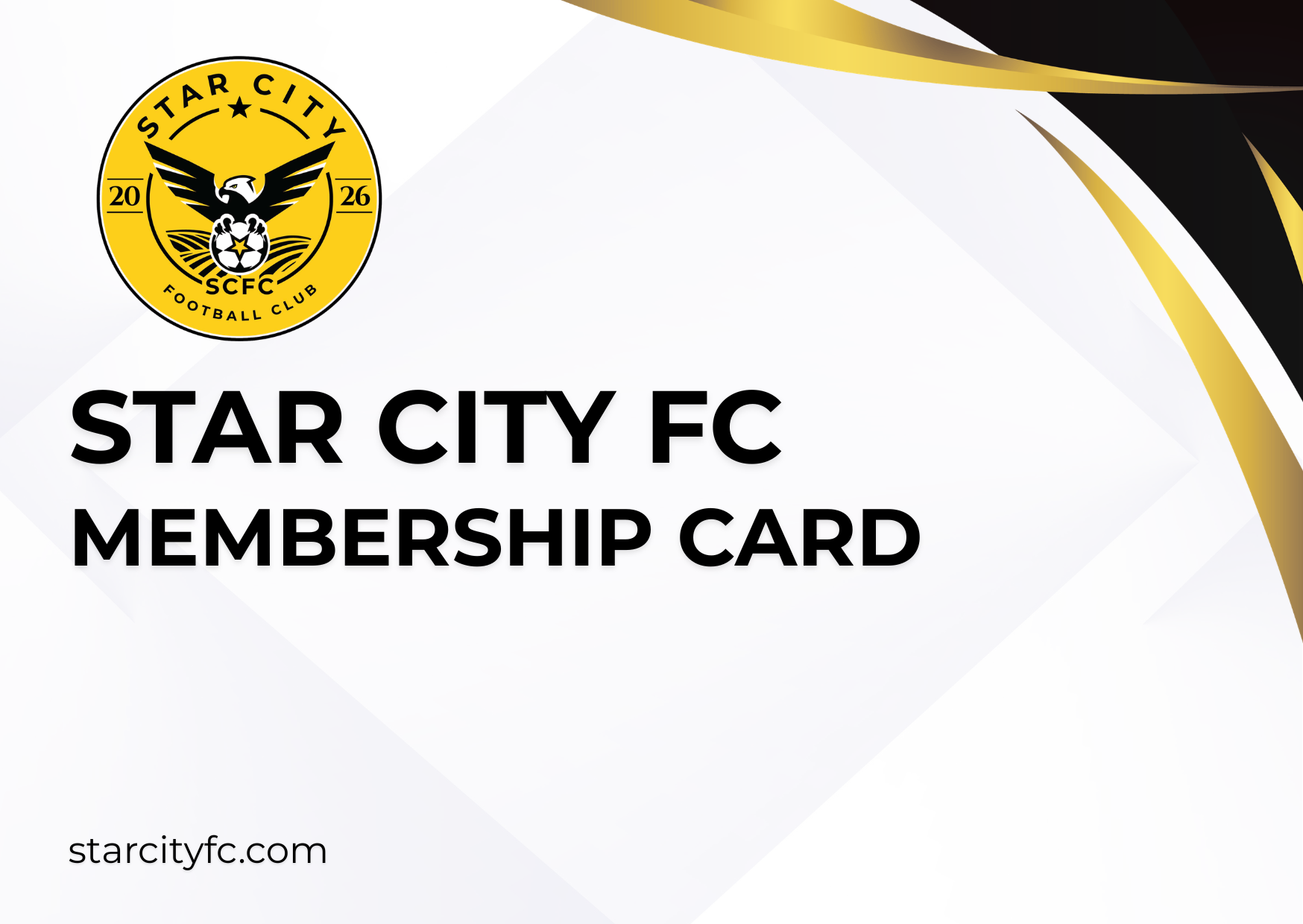 Star City FC Digital Membership Card